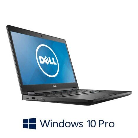 Laptop Dell Latitude 5490, i5-7300U, 16GB DDR4, SSD, Display NOU FHD, Win 10 Pro